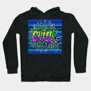 Spray Can Graffiti Urban Tag  Chill by LowEndGraphics Hoodie